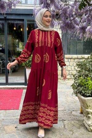 Robe en viscose Karam